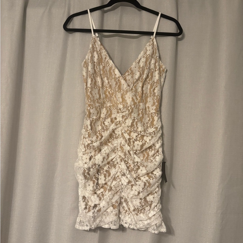 Lulus White Lace Mini Dress